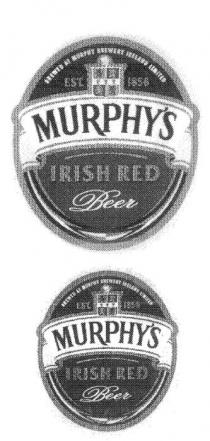 MURPHY'S IRISH RED BEER BREWED AT MURPHY BREWERY IRELAND LIMITED;EST 1856