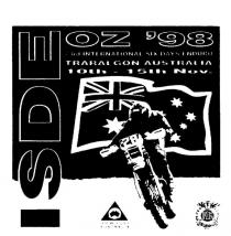 ISDE OZ '98 73RD INTERNATIONAL SIX DAYS ENDURO TRARALGON AUSTRALIA;10TH - 15TH NOV