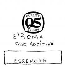 QUALITY QS SYRUPS E'ROMA FOOD ADDITIVE ESSENCES