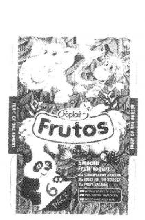 YOPLAIT FRUTOS FRUIT OF THE FOREST STRAWBERRY BANANA FRUIT SALAD;SMOOTH FRUIT YOGURT 6 PACK