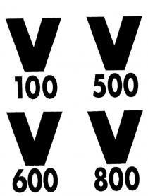 V100 V500 V600 V800