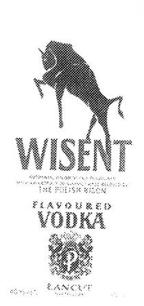 WISENT AUTHENTIC POLISH VODKA FLAVOURED WITH AN EXTRACT OF UNIQUE;GRASS BELOVED BY THE POLISH BISON FLAVOURED VODKA LANCUT DISTILLERY;P