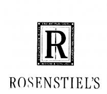 R ROSENSTIEL'S FINE ART PUBLISHERS FELIX ROSENSTIEL'S WIDOW & SON LTD;FOUNDED 1880 LONDON