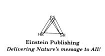 EINSTEIN PUBLISHING DELIVERING NATURE'S MESSAGE TO ALL FS HE SH