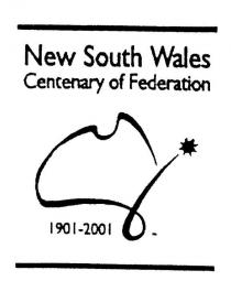 1901-2001 NEW SOUTH WALES CENTENARY OF FEDERATION