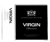 VIRGIN CLASSICS LONDON PARIS NEW YORK PERFECTED FROM EXCLUSIVE;VIRGINIA TOBACCO