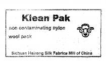 KLEAN PAK NON CONTAMINATING NYLON WOOL PACK SICHUAN HAIRONG SILK;FABRICS MILL OF CHINA