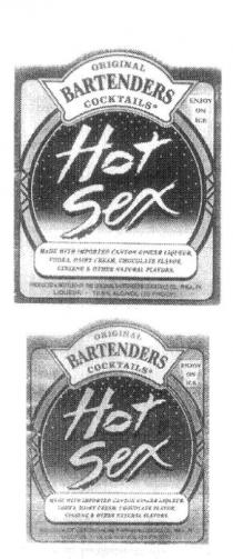 HOT SEX ORIGINAL BARTENDERS COCKTAILS