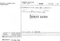 FIRST LORD