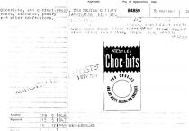 NESTLE'S;CHOC-BITS;FOR COOKIES AND ANY RECIPE CALLING FOR CHOCOLATES