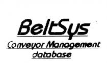 BELTSYS CONVEYOR MANAGEMENT DATABASE