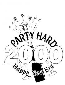 PARTY HARD 2000 HAPPY NEW ERA