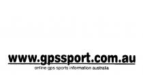 WWW.GPSSPORT.COM.AU ONLINE GPS SPORTS INFORMATION AUSTRALIA