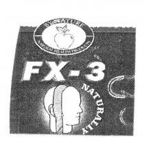 FX-3 NATURALLY BY NATURE NATURAL HEALTH PRODUCTS