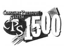 CPS 1500 CONSTANT PRESSURE SYSTEM