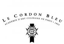 CB LE CORDON BLEU PARIS ACADEMIE D'ART CULINAIRE DE PARIS . 1895