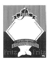 F FRITZ ICED SPICY GINGERBREAD PFEFFERNUSSE FRITZ FRITZ