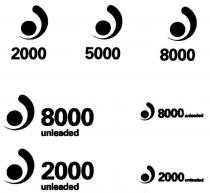 2000;5000;8000;8000 UNLEADED;2000 UNLEADED