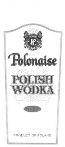 PL 1784 POLONAISE POLISH WODKA PRODUCT OF POLAND