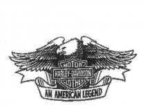 HARLEY DAVIDSON MOTOR CLOTHES AN AMERICAN LEGEND