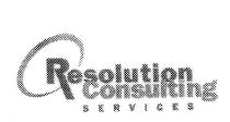 RESOLUTION CONSULTING SERVICES RESULTS AND SOLUTIONS FOR PUBLIC SECTOR;MANAGEMENT