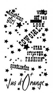 JUS D'ORANGE+ AMERICAN GIRL WEEKS GET THE LOOK COWGIRL STAR STYLE THE;FASHION GUNSLINGER