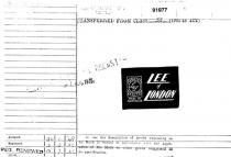 LEE OF LONDON