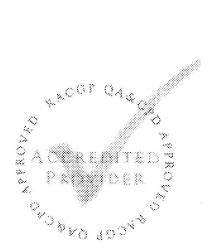 RACGP QA & CPD APPROVED ACCREDITED PROVIDER