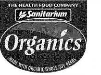 THE HEALTH FOOD COMPANY SANITARIUM ORGANICS MADE WITH ORGANIC WHOLE;SOY BEANS