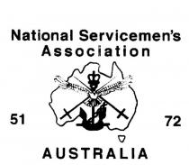 NATIONAL SERVICEMEN'S ASSOCIATION 51 72 AUSTRALIA