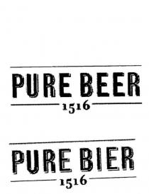 PURE BEER 1516;PURE BIER 1516