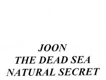JOON THE DEAD SEA NATURAL SECRET