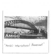 AMIGO INTERNATIONAL PHONECARD $20