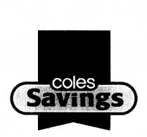 COLES SAVINGS