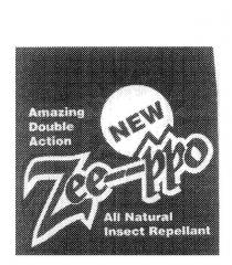 NEW ZEE--PPO AMAZING DOUBLE ACTION ALL NATURAL INSECT REPELLANT