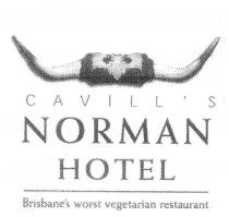 CAVILL'S NORMAN HOTEL BRISBANE'S WORST VEGETARIAN RESTAURANT