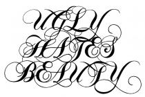 UGLY HATES BEAUTY