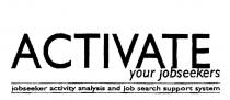ACTIVATE YOUR JOBSEEKERS JOBSEEKER ACTIVITY ANALYSIS AND JOB SEARCH;SUPPORT SYSTEM