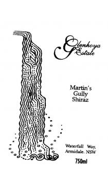 GLENHOYA ESTATE MARTIN'S GULLY SHIRAZ WATERFALL WAY, ARMIDALE. NSW