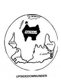 UPSIDEDOWNUNDER ANTARCTICA AUSTRALIA AFRICA SOUTH AMERICA USA EUROPE