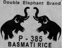 DOUBLE ELEPHANT BRAND P - 385 BASMATI RICE