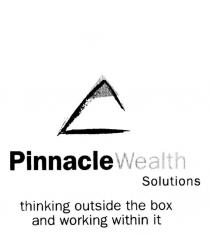 PINNACLEWEALTH SOLUTIONS THINKING OUTSIDE THE BOX AND WORKING WITHIN;IT