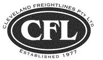 CFL CLEVELAND FREIGHTLINES PTY LTD ESTABLISHED 1977