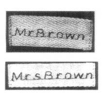 MR BROWN;MRS BROWN