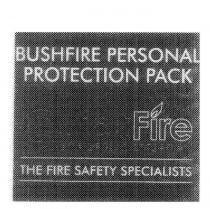 BUSHFIRE PERSONAL PROTECTION PACK QUICKFIRE EMERGENCY MANGEMENT THE;FIRE SAFETY SPECIALISTS