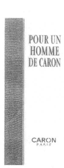 POUR UN HOMME DE CARON CARON PARIS