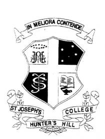 IN MELIORA CONTENDE ST JOSEPH'S HUNTER'S HILL COLLEGE M SJC