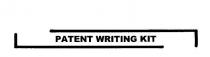 PATENT WRITING KIT