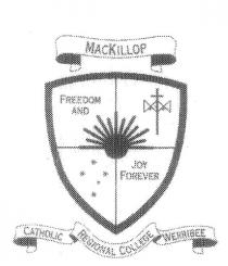 MACKILLOP FREEDOM AND JOY FOREVER CATHOLIC REGIONAL COLLEGE WERRIBEE;JJJ