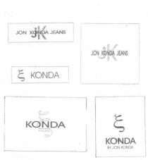 JK JON KONDA JEANS;KONDA;KONDA BY JON KONDA